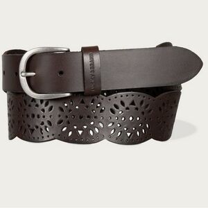 Lucky Brand Perforated Leather Belt Size Small